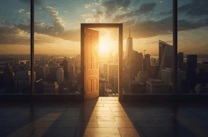 door opening into new markets door opening into new markets